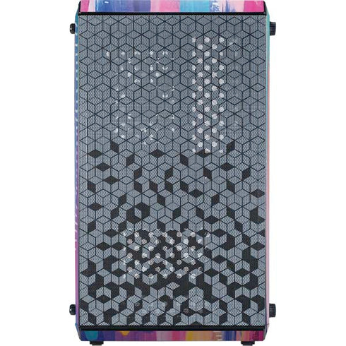 Etta Vee Pink Sparkle Brush Stroke Cooler Master MasterBox Q300L Mini Tower Skin
