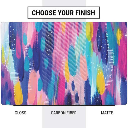 Etta Vee Pink Sparkle Brush Stroke Dell Vostro Skin