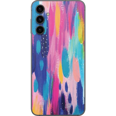 Etta Vee Pink Sparkle Brush Stroke Galaxy A14 5G Skin