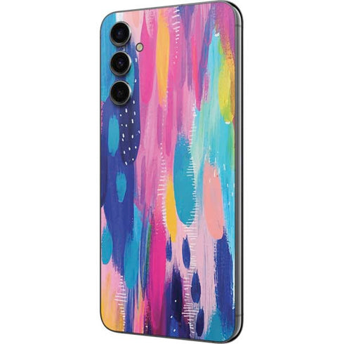 Etta Vee Pink Sparkle Brush Stroke Galaxy A14 5G Skin