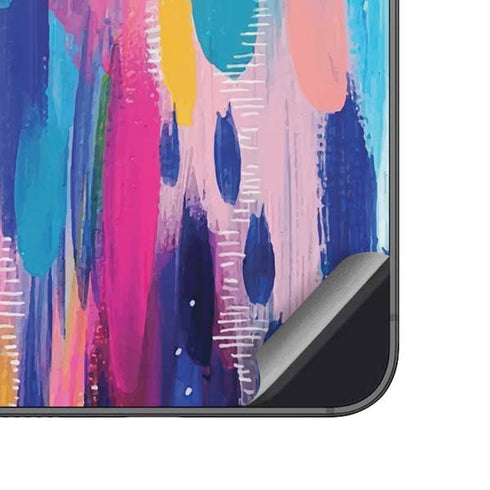 Etta Vee Pink Sparkle Brush Stroke Galaxy A14 5G Skin