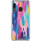 Etta Vee Pink Sparkle Brush Stroke Galaxy A30 Clear Case