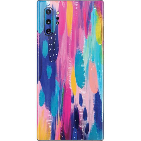 Etta Vee Pink Sparkle Brush Stroke Galaxy Note 10 Plus Skin