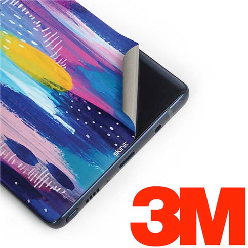 Etta Vee Pink Sparkle Brush Stroke Galaxy Note 9 Skin