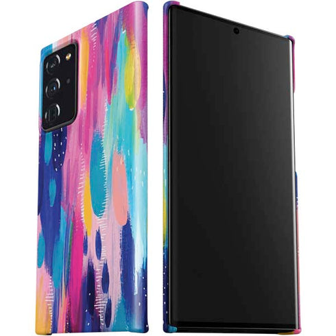 Etta Vee Pink Sparkle Brush Stroke Galaxy Note20 Ultra 5G Lite Case