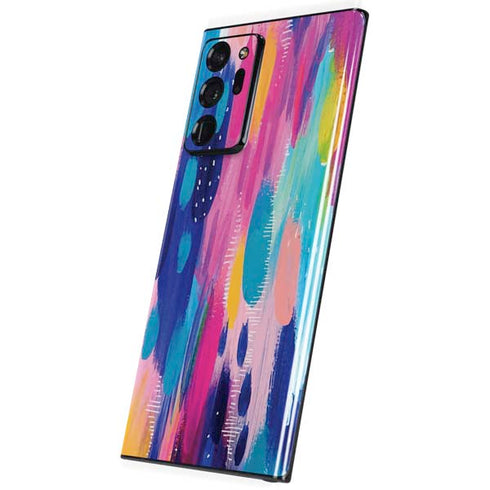 Etta Vee Pink Sparkle Brush Stroke Galaxy Note20 Ultra 5G Skin
