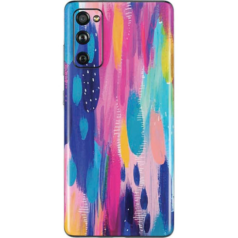 Etta Vee Pink Sparkle Brush Stroke Galaxy S20 Fan Edition Skin