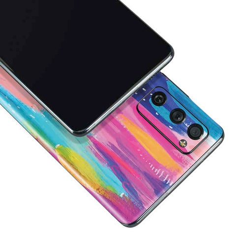 Etta Vee Pink Sparkle Brush Stroke Galaxy S20 Fan Edition Skin