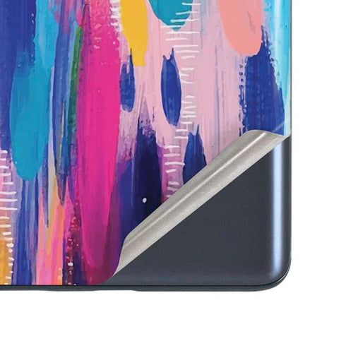 Etta Vee Pink Sparkle Brush Stroke Galaxy S20 Fan Edition Skin