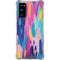 Etta Vee Pink Sparkle Brush Stroke Galaxy S20 FE Clear Case
