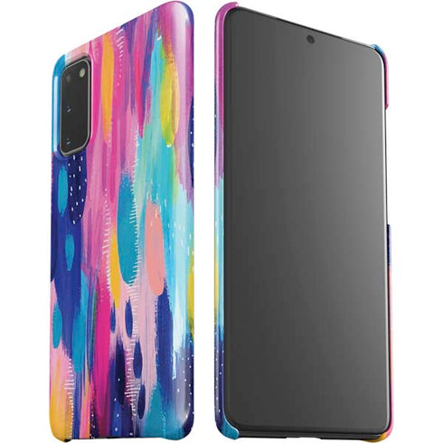 Etta Vee Pink Sparkle Brush Stroke Galaxy S20 Lite Case