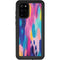 Etta Vee Pink Sparkle Brush Stroke Galaxy S20 Plus Waterproof Case