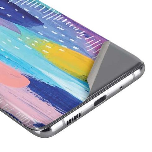 Etta Vee Pink Sparkle Brush Stroke Galaxy S20 Ultra 5G Skin