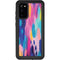 Etta Vee Pink Sparkle Brush Stroke Galaxy S20 Waterproof Case