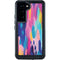 Etta Vee Pink Sparkle Brush Stroke Galaxy S23 Waterproof Case