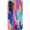 Pink Sparkle Brush Stroke by Etta Vee Galaxy S24 Plus Impact Case