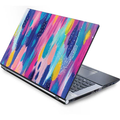 Etta Vee Pink Sparkle Brush Stroke Generic Laptop Skin