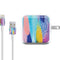 Etta Vee Pink Sparkle Brush Stroke iPad Charger (10W USB) Skin