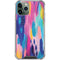 Pink Sparkle Brush Stroke by Etta Vee iPhone 11 Pro Max Clear Case