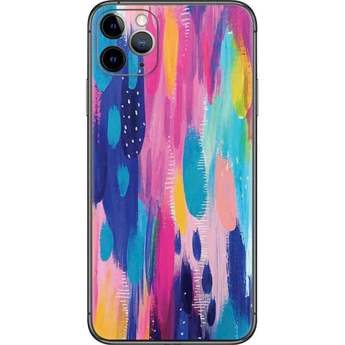 Etta Vee Pink Sparkle Brush Stroke iPhone 11 Pro Max Skin