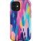 Etta Vee Pink Sparkle Brush Stroke iPhone 12 Mini Impact Case