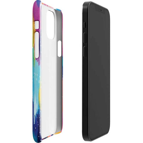 Etta Vee Pink Sparkle Brush Stroke iPhone 12 Mini Lite Case