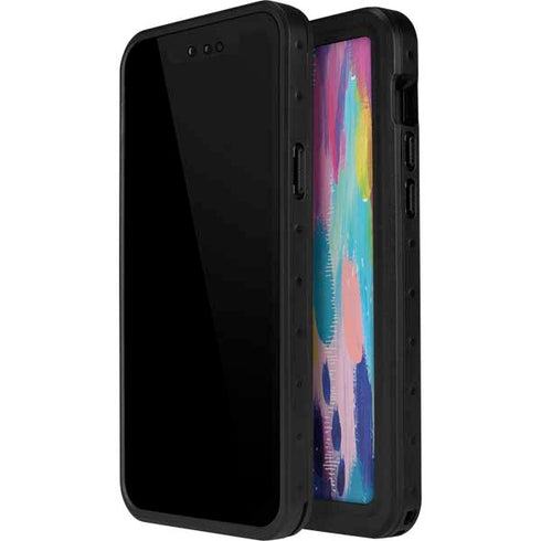 Etta Vee Pink Sparkle Brush Stroke iPhone 12 Mini Waterproof Case