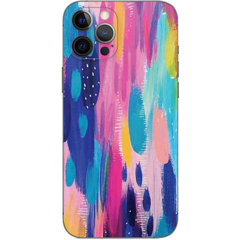 Etta Vee Pink Sparkle Brush Stroke iPhone 12 Pro Max Skin