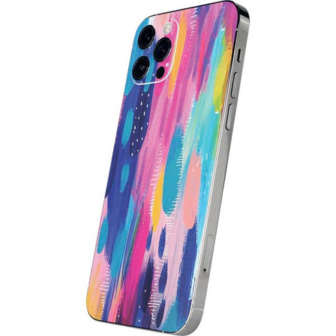 Etta Vee Pink Sparkle Brush Stroke iPhone 12 Pro Max Skin