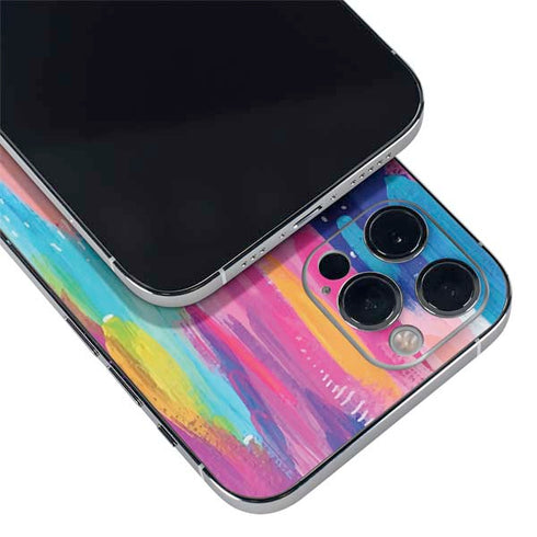 Etta Vee Pink Sparkle Brush Stroke iPhone 12 Pro Skin