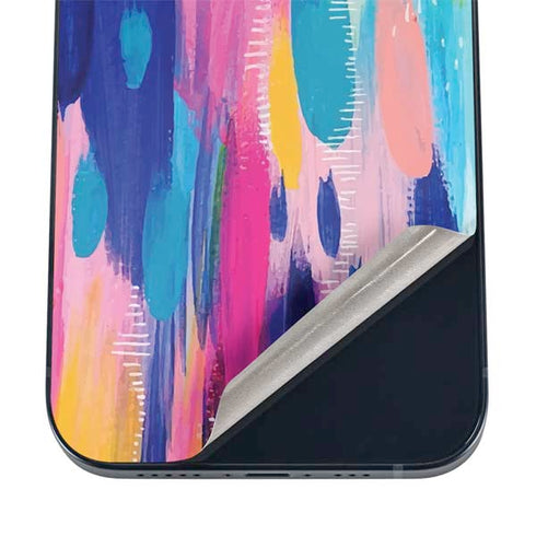 Etta Vee Pink Sparkle Brush Stroke iPhone 12 Skin