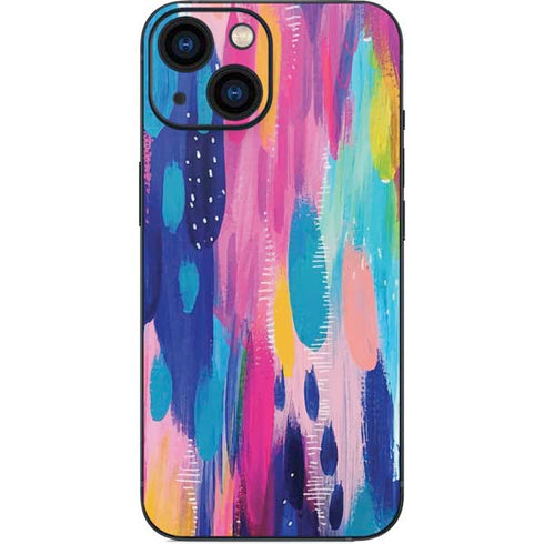 Etta Vee Pink Sparkle Brush Stroke iPhone 13 Mini Skin