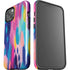 Pink Sparkle Brush Stroke by Etta Vee iPhone 15 Impact Case