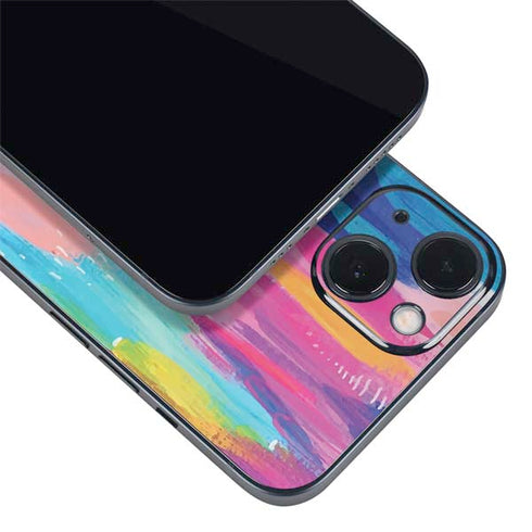 Etta Vee Pink Sparkle Brush Stroke iPhone 14 Plus Skin