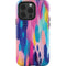Etta Vee Pink Sparkle Brush Stroke iPhone 14 Pro Impact Case