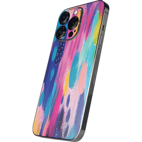 Etta Vee Pink Sparkle Brush Stroke iPhone 14 Pro Max Skin