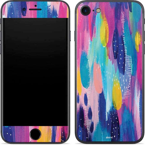 Etta Vee Pink Sparkle Brush Stroke iPhone 7 Skin