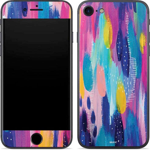 Etta Vee Pink Sparkle Brush Stroke iPhone SE (2nd & 3rd Gen) Skin
