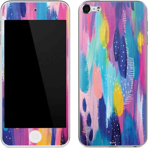 Etta Vee Pink Sparkle Brush Stroke Apple iPod Skin