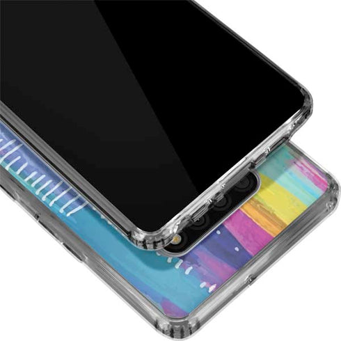 Pink Sparkle Brush Stroke by Etta Vee LG Stylo 6 Clear Case