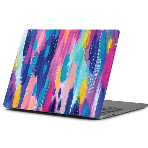 Etta Vee Pink Sparkle Brush Stroke Apple MacBook Pro 13-inch Skin