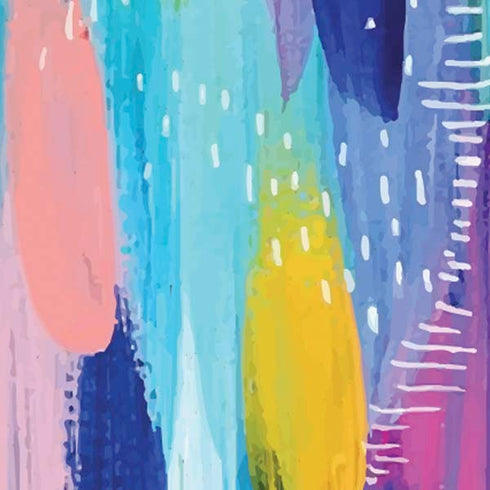 Etta Vee Pink Sparkle Brush Stroke Moto E5 Play Skin