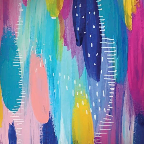 Etta Vee Pink Sparkle Brush Stroke Moto G6 Skin