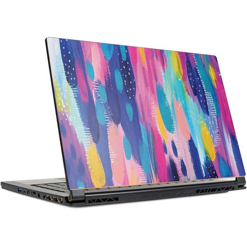 Etta Vee Pink Sparkle Brush Stroke MSI GS65 Stealth Laptop Skin