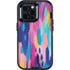 Pink Sparkle Brush Stroke by Etta Vee Otterbox Defender iPhone Skin