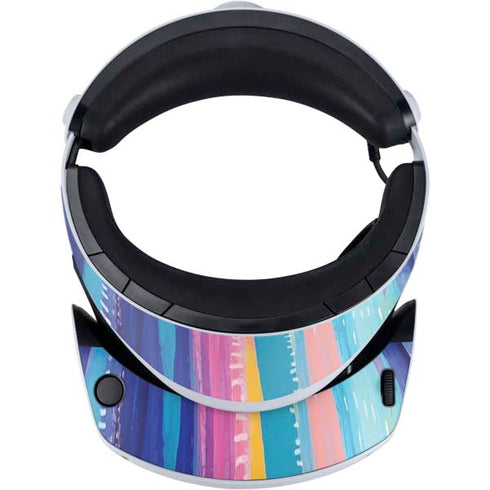 Etta Vee Pink Sparkle Brush Stroke PlayStation VR2 Skin