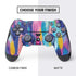 Etta Vee Pink Sparkle Brush Stroke PS4 Controller Skin