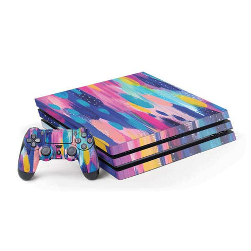 Etta Vee Pink Sparkle Brush Stroke PS4 Pro Bundle Skin