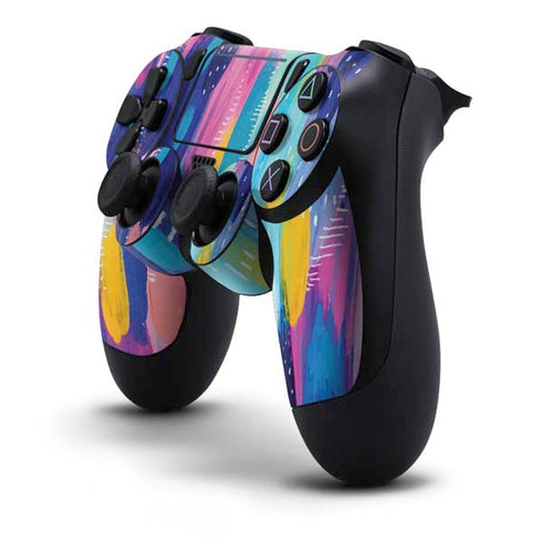 Etta Vee Pink Sparkle Brush Stroke PS4 Pro/Slim Controller Skin