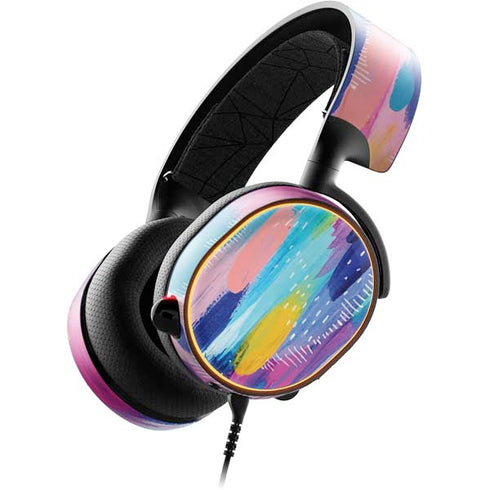 Etta Vee Pink Sparkle Brush Stroke SteelSeries Arctis 5 Skin
